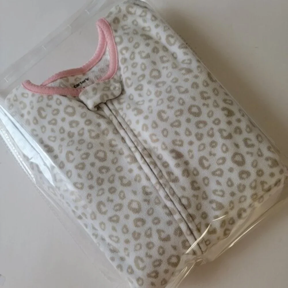 Carter’s Toddler Footed Pajamas Fleece One‑Piece Sleeper Size 4T